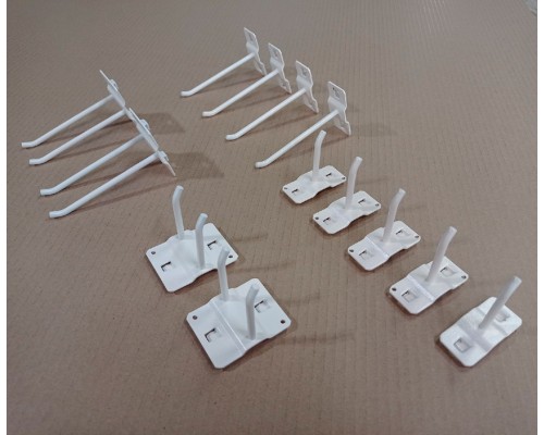 Крючки на перфорированную панель - 13 предметов